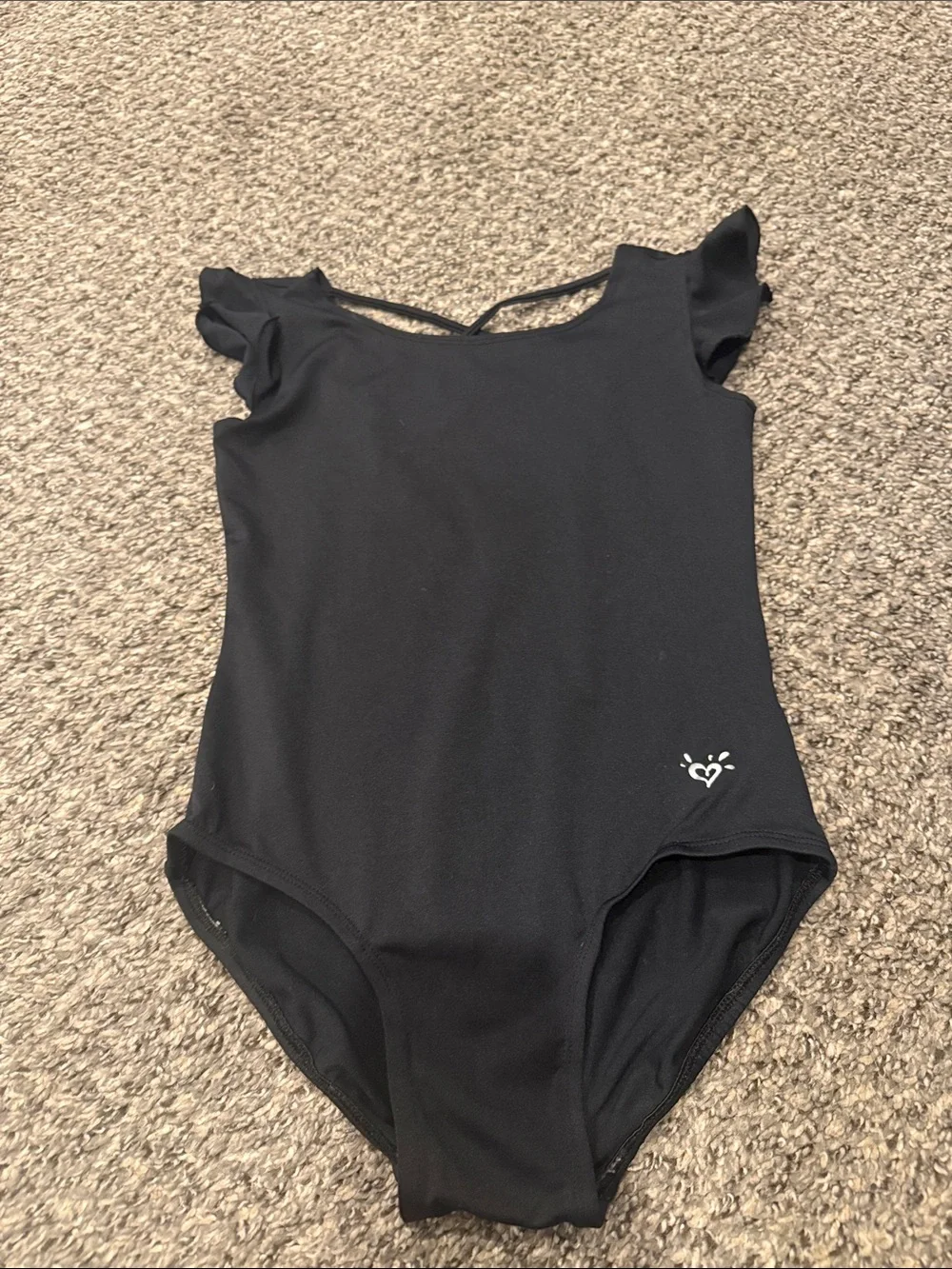 Justice Girls' black & pink dance / gymnastics lot 12/14